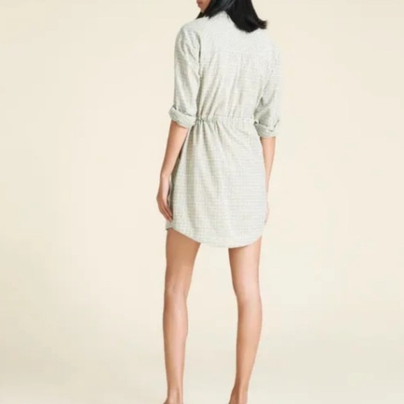 Veronica Beard Elyse Plaid Button-Up cotton Shirt Dress - Picture 3 of 10